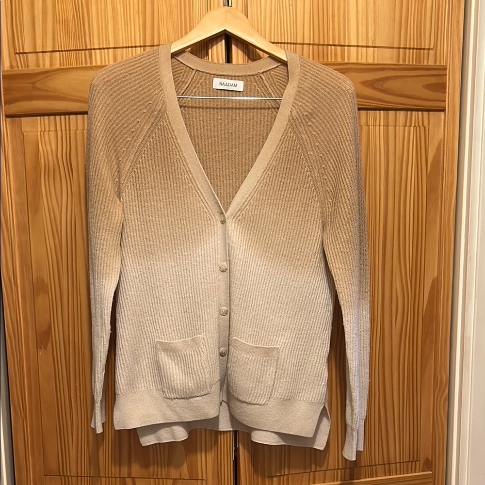 Naadam cashmere & wool ombré cardigan